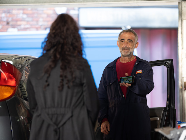 Kevin and Nina on Coronation Street on October 4, 2021