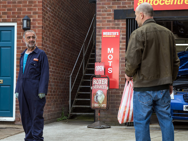 Kevin and Tim on Coronation Street on October 1, 2021