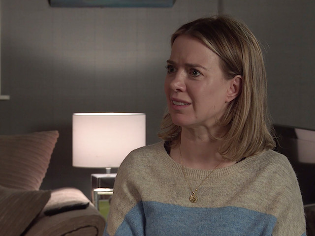 Abi on Coronation Street on October 11, 2021