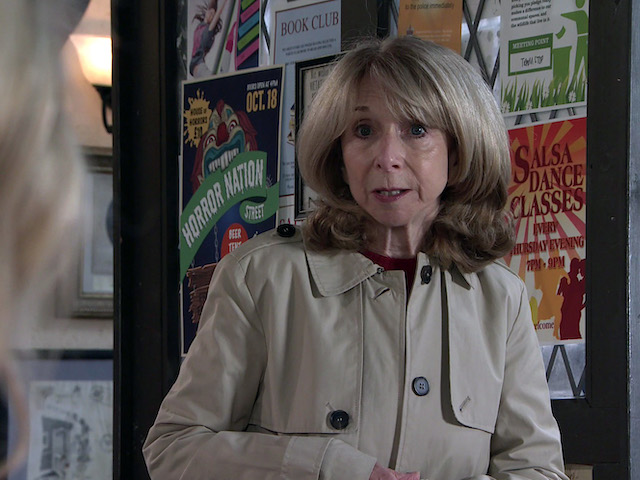 Gail on Coronation Street on October 13, 2021