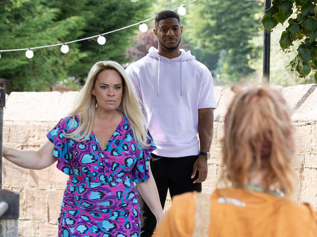 Grace, Nate and Zara on Hollyoaks on October 8, 2021