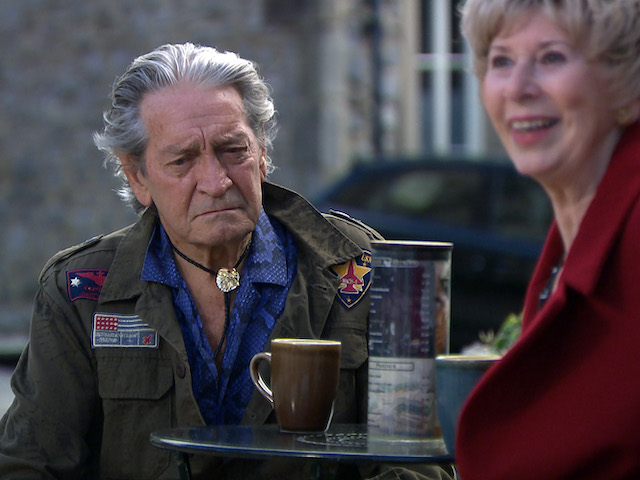 Rodney and Diane on Emmerdale on October 6, 2021