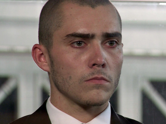 Corey on Coronation Street on September 10, 2021