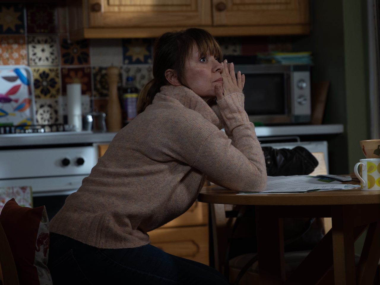 Rhona on Emmerdale on April 13, 2022