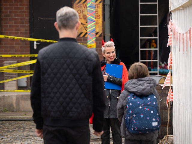 Debbie on Coronation Street on October 18, 2021