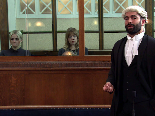 Imran, Kelly and Toyah on Coronation Street on September 29, 2021