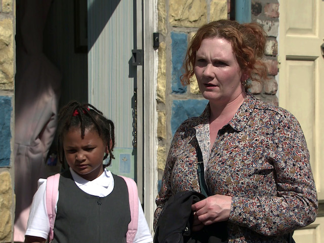 Fiz on Coronation Street on September 6, 2021