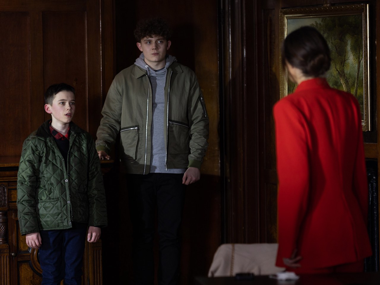 Bobby, Tom and Mercedes on Hollyoaks on May 19, 2022