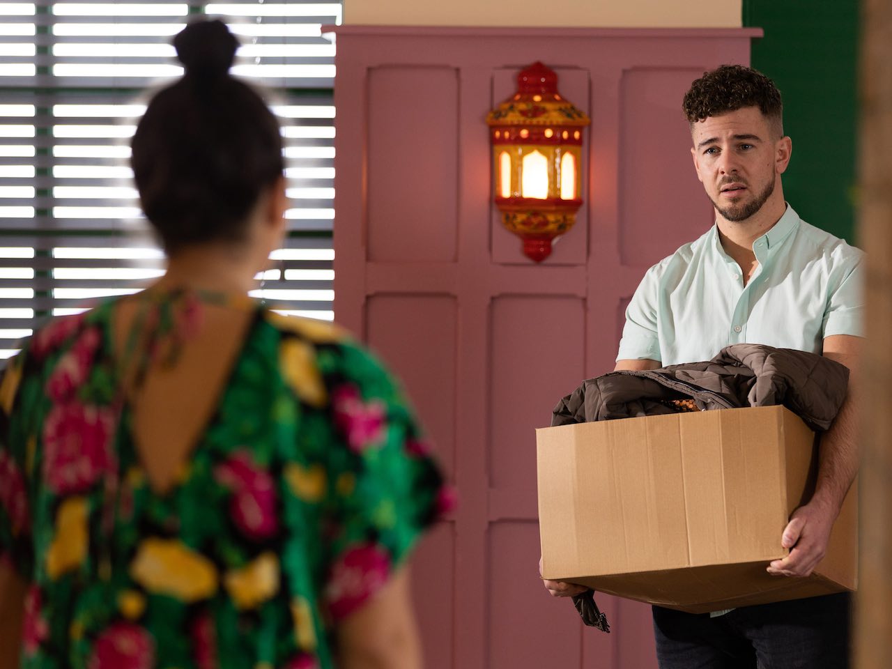 Joel and Cleo on Hollyoaks on March 16, 2022