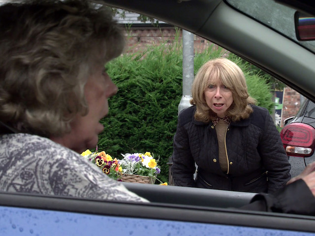 Audrey and Gail on Coronation Street on September 29, 2021