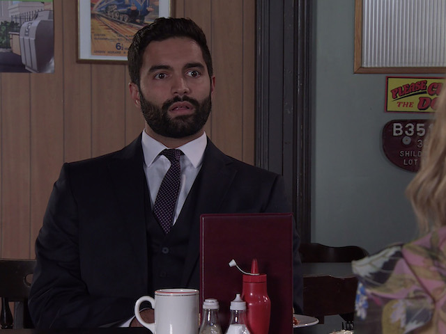 Imran on Coronation Street on October 11, 2021