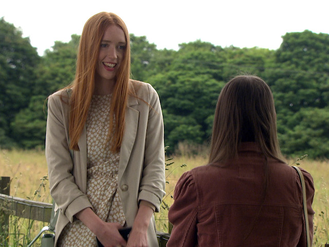 Chloe and Sarah on Emmerdale on August 23, 2021
