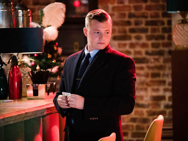 Aaron on EastEnders on December 16, 2021