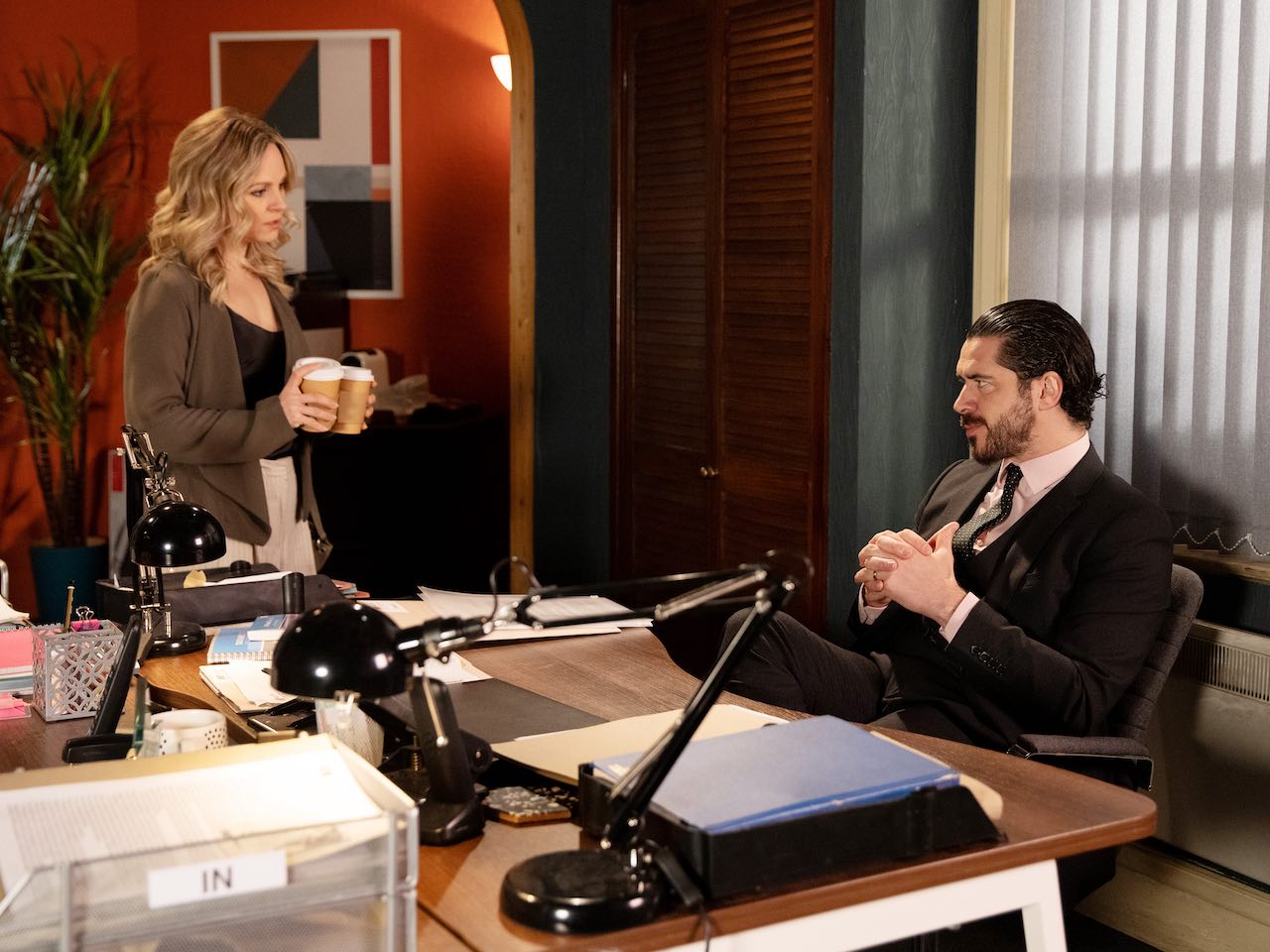 Adam and Sarah on Coronation Street on June 14, 2023