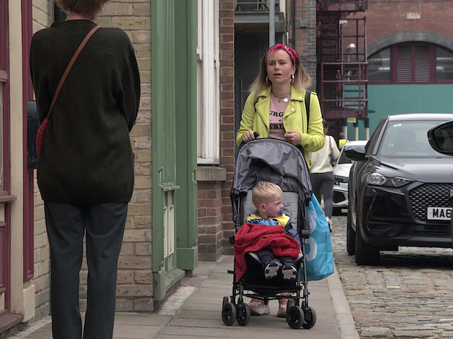 Gemma, Aled and Freda on Coronation Street on September 20, 2021