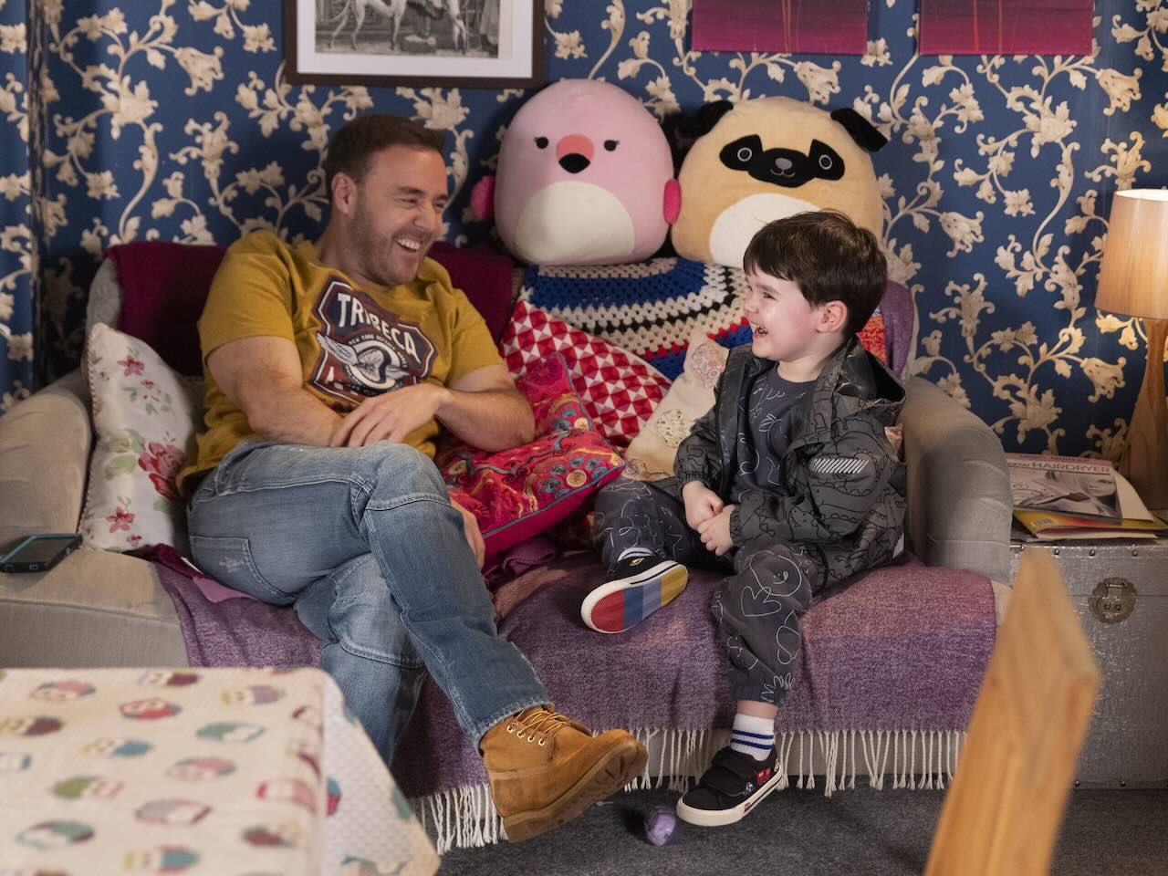 Tyrone and Dorin on Coronation Street on April 14, 2025