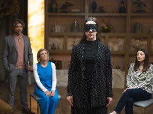 Amy, Rowan and Leanne on Coronation Street on August 28, 2024