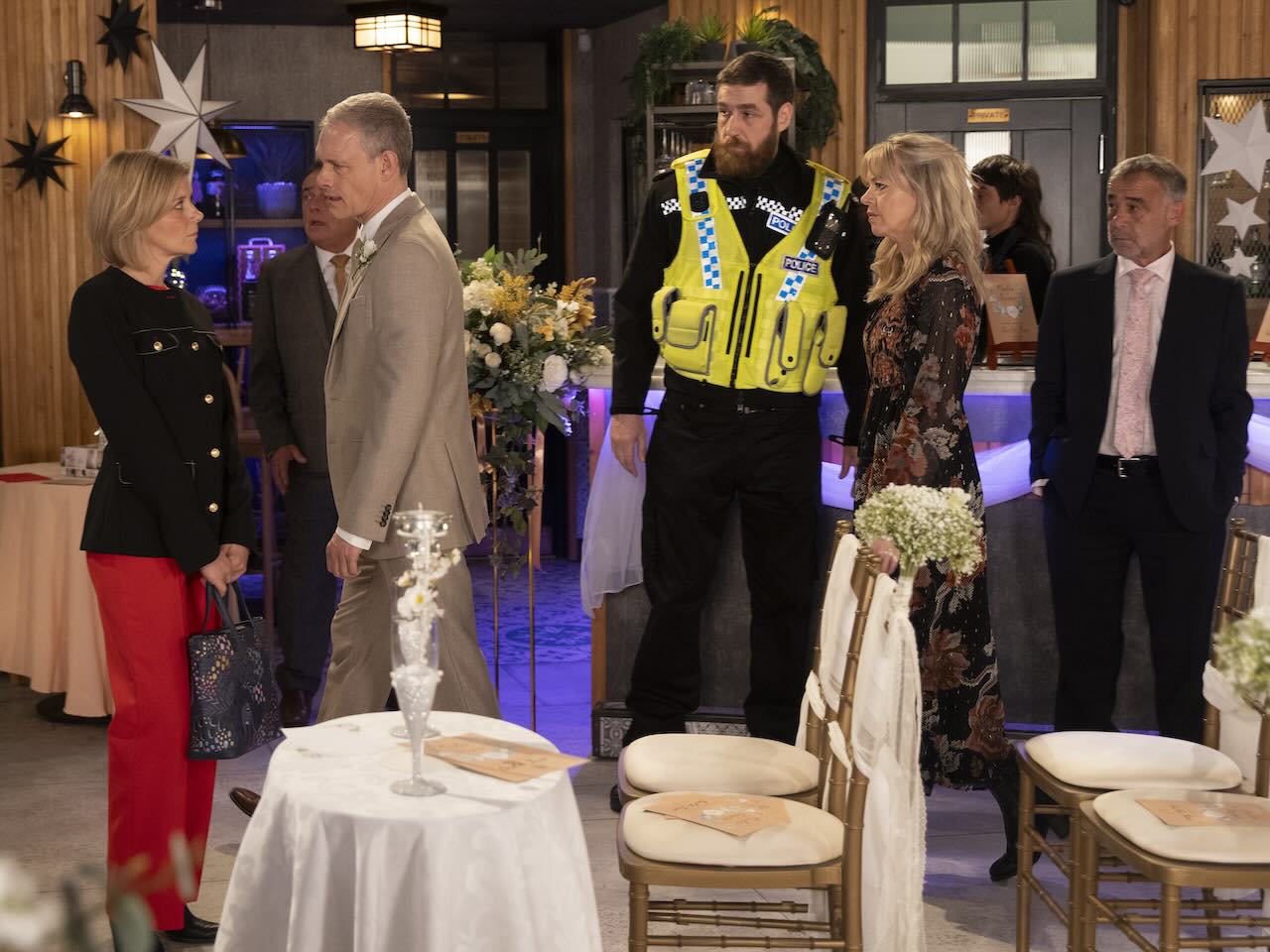 Leanne and Nick on Coronation Street on December 25, 2024