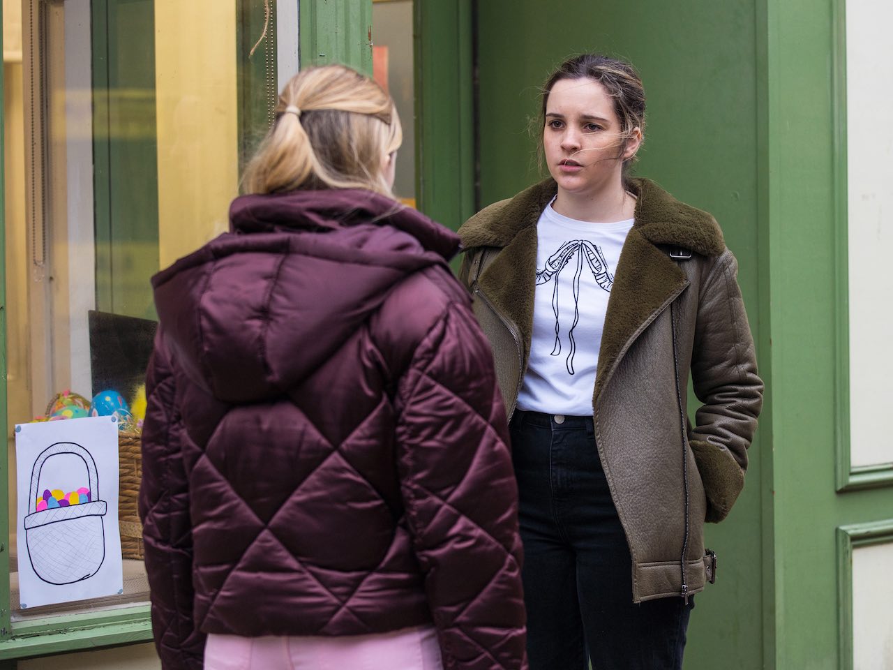 Amy and Summer on Coronation Street on March 31, 2023