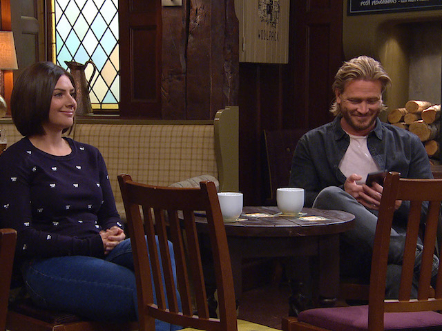 Victoria and David on Emmerdale on August 16, 2021