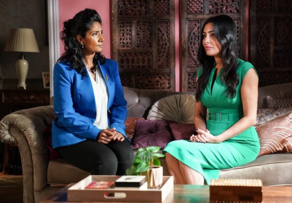 Suki and Ayesha on EastEnders on August 5, 2024