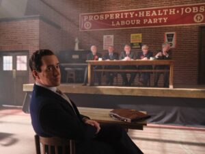 Matthew Macfadyen as John Stonehouse in Stonehouse