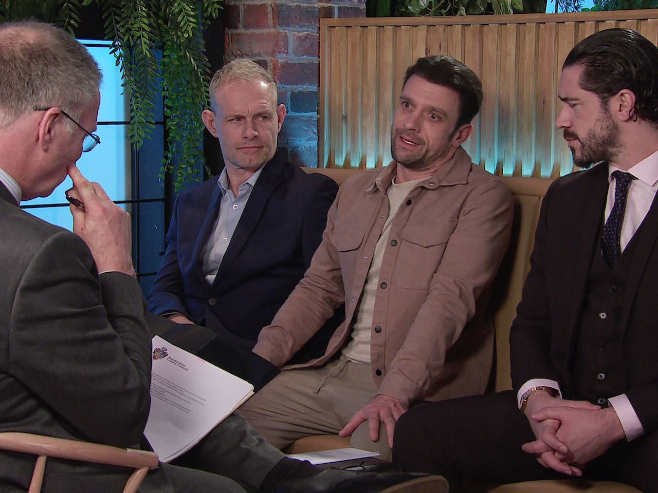 Nick, Damon and Adam on Coronation Street on June 5, 2023