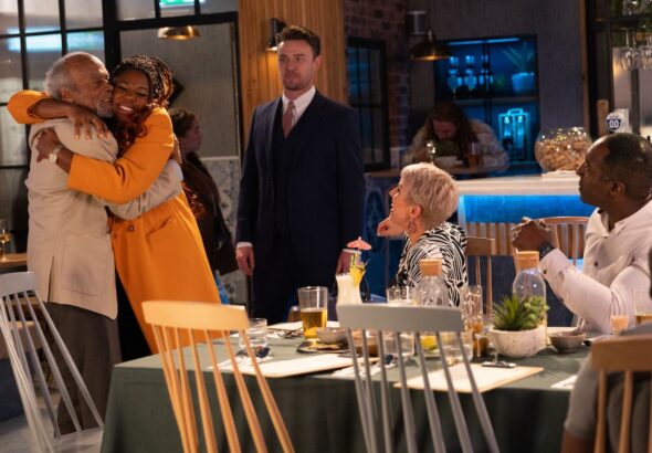 Dee-Dee and Sarge on Coronation Street on November 27, 2023