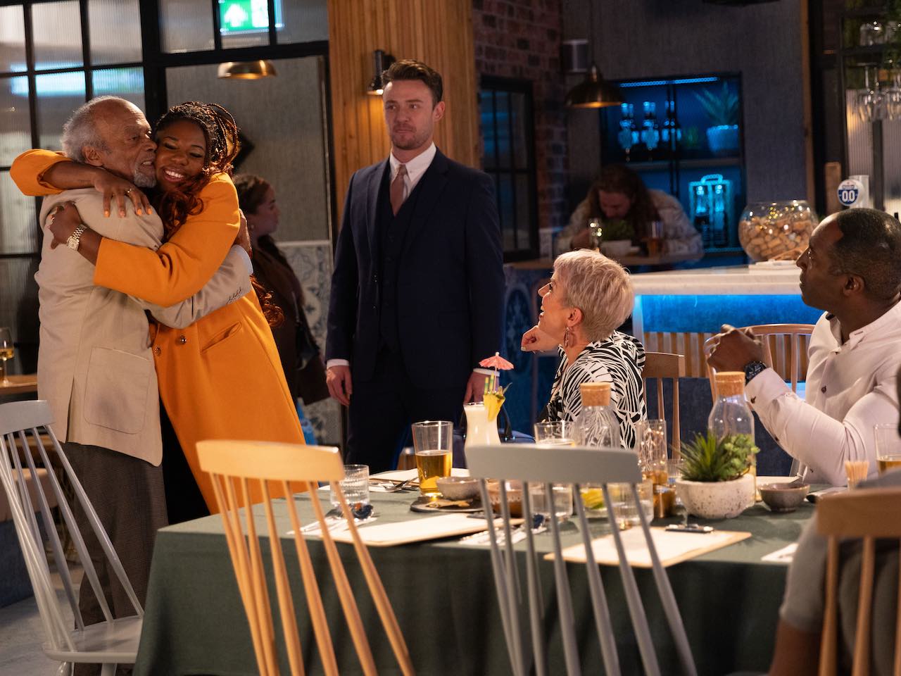 Dee-Dee and Sarge on Coronation Street on November 27, 2023