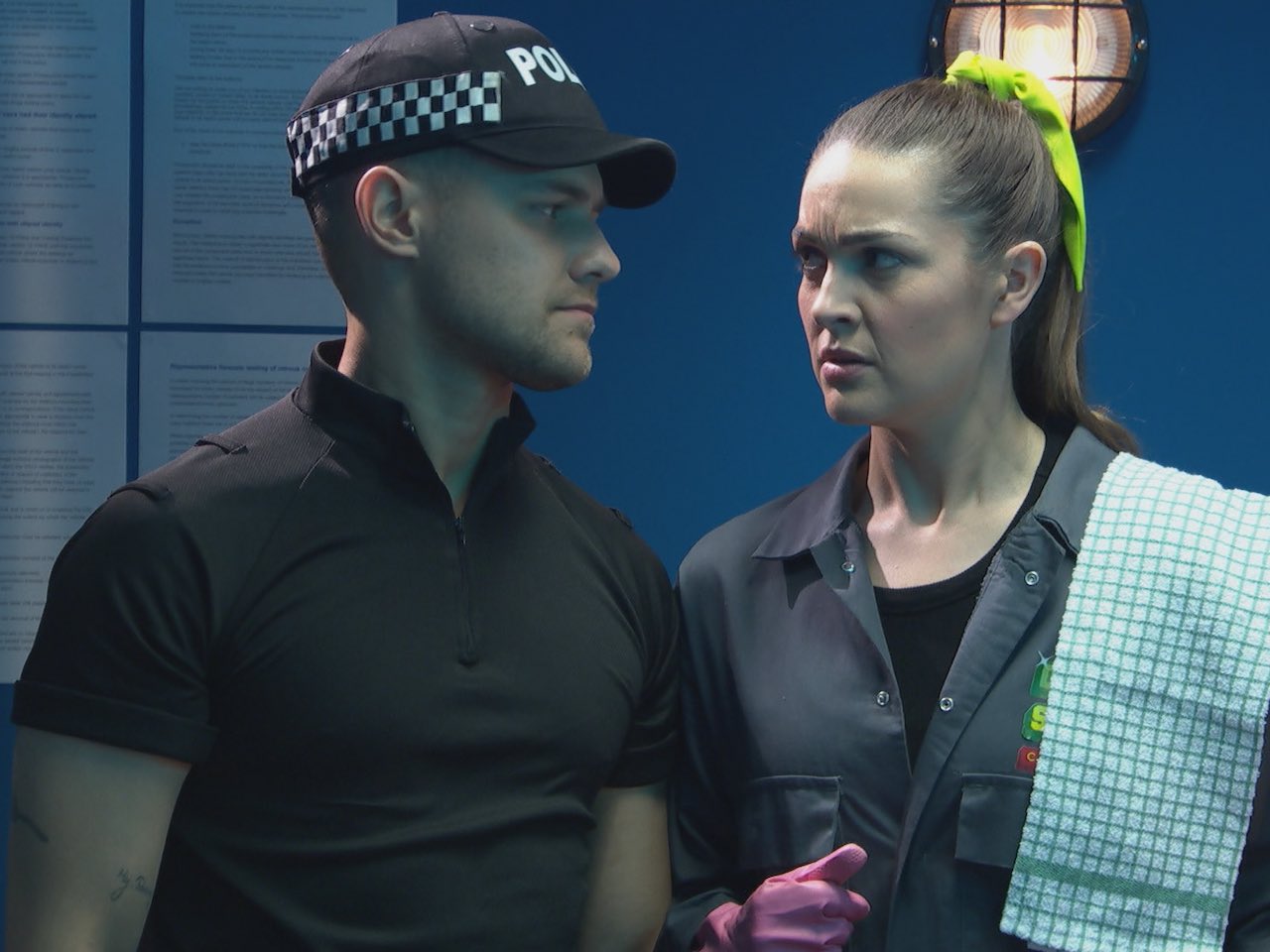 Ethan and Sienna on Hollyoaks on May 30, 2022