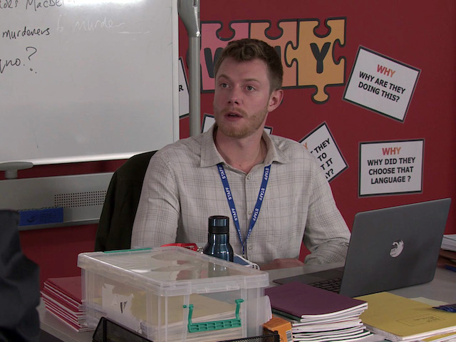 Daniel on Coronation Street on September 16, 2021