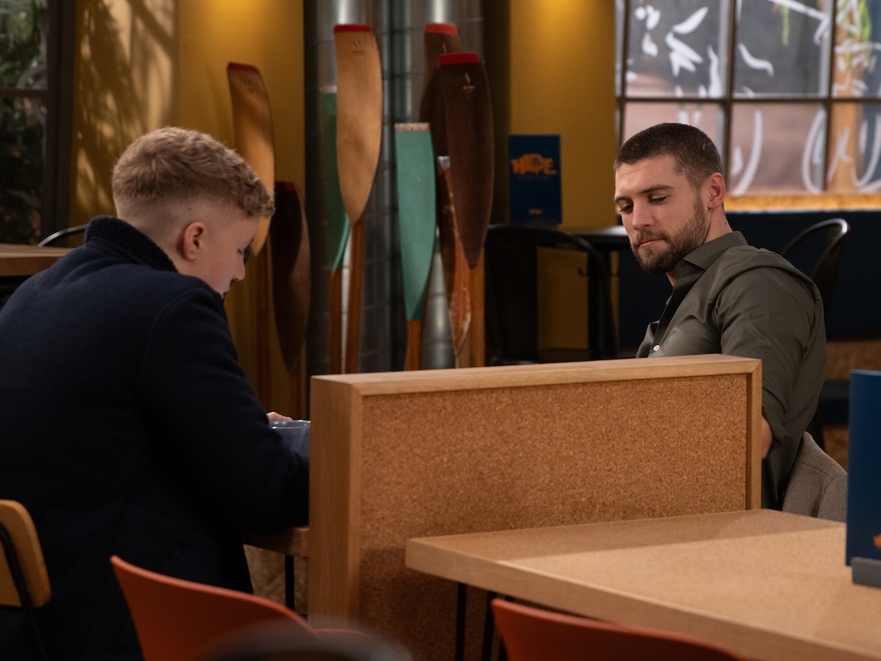 Noah and Joe on Emmerdale on February 3, 2025
