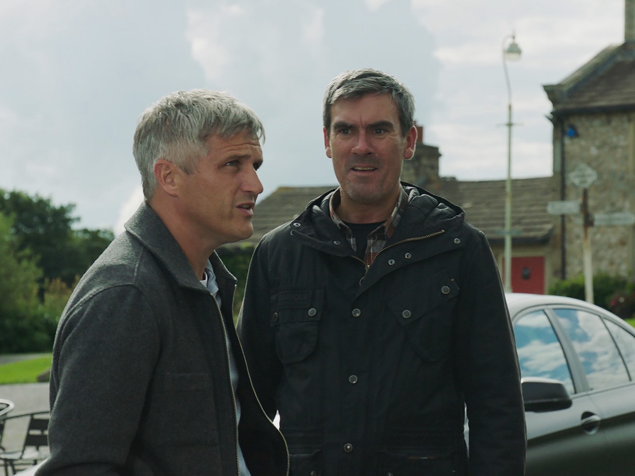 Caleb and Cain on Emmerdale on October 11, 2023