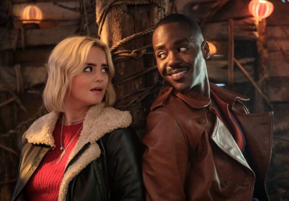 Ncuti Gatwa as The Doctor and Millie Gibson as Ruby Sunday in Doctor Who