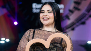 Miriana Conte after winning the Malta Eurovision Song Contest in 2025