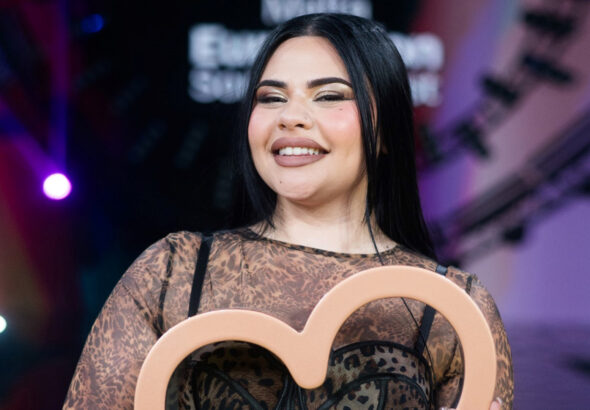 Miriana Conte after winning the Malta Eurovision Song Contest in 2025