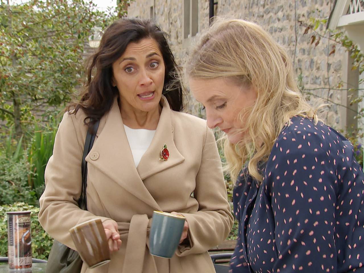 Manpreet and Nicola on Emmerdale on November 8, 2022