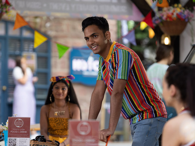 Yazz and Imran on Hollyoaks on August 23, 2021
