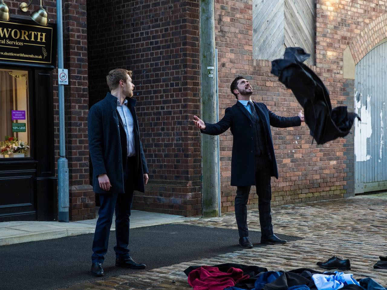Daniel and Adam on Coronation Street on March 4, 2022