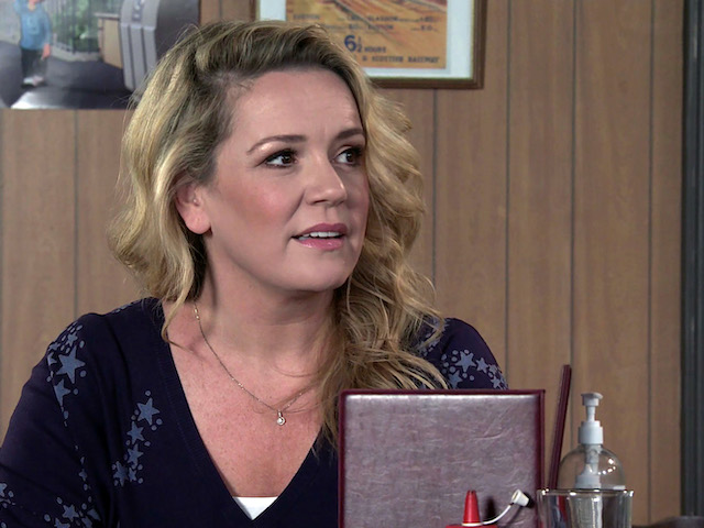 Natasha on Coronation Street on October 13, 2021