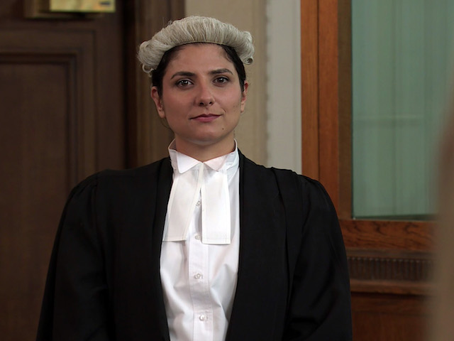 Sabeen on Coronation Street on September 6, 2021