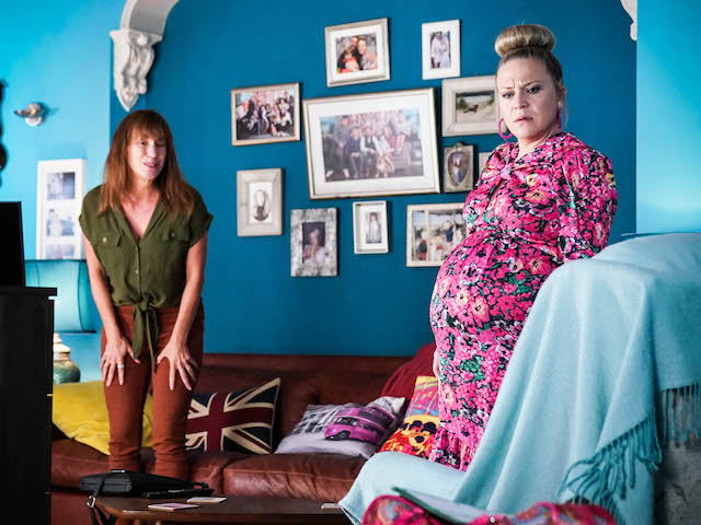 Rainie and Linda on EastEnders on September 9, 2021