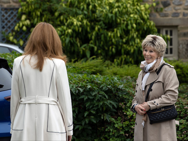 Bernice and Diane on Emmerdale on October 28, 2021