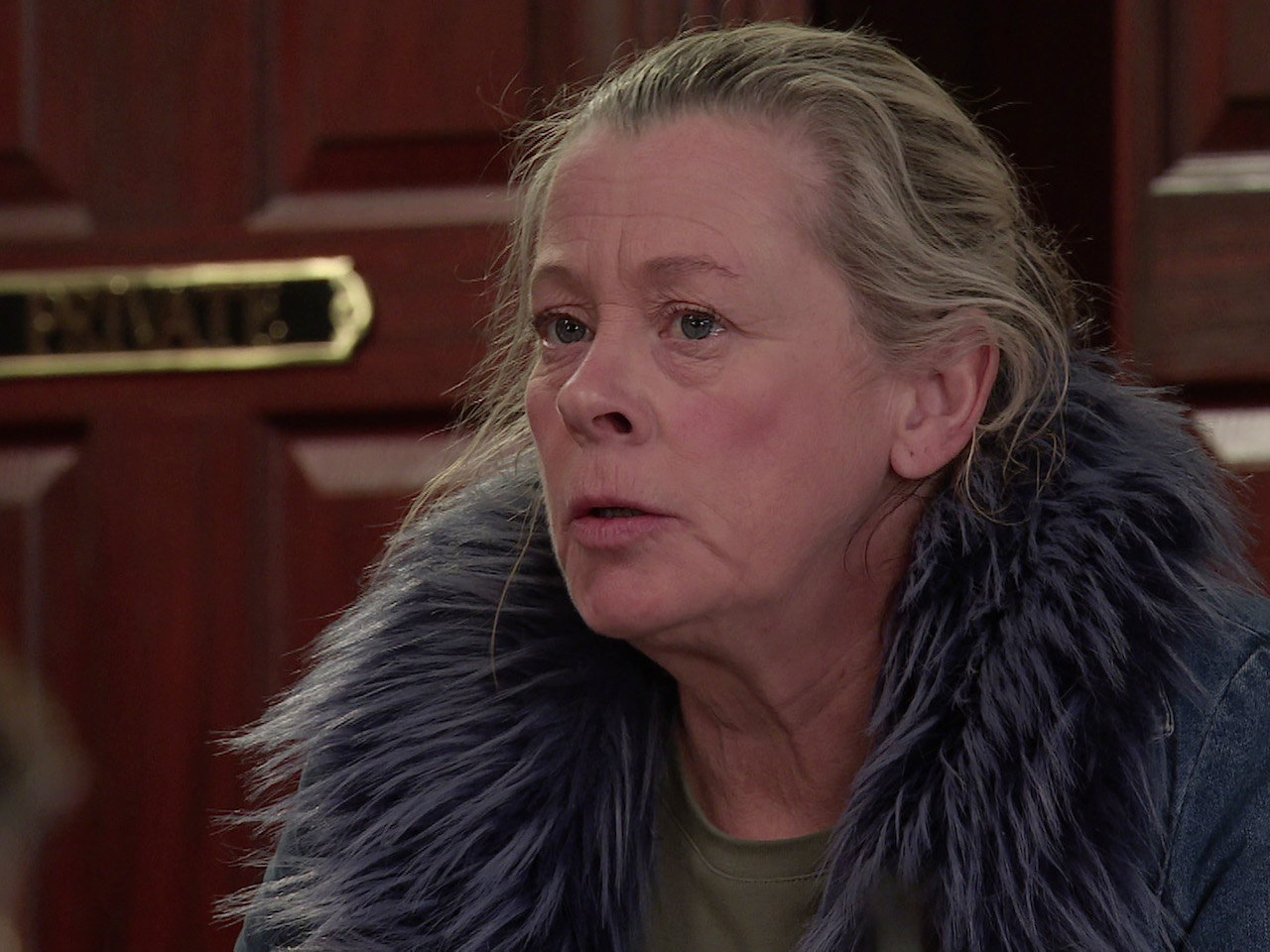 Bernie on Coronation Street on February 18, 2022