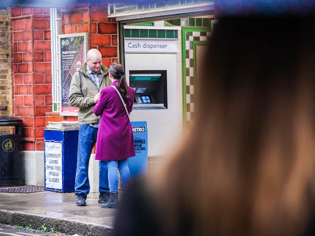 Stuart and Sonia on EastEnders on December 9, 2021