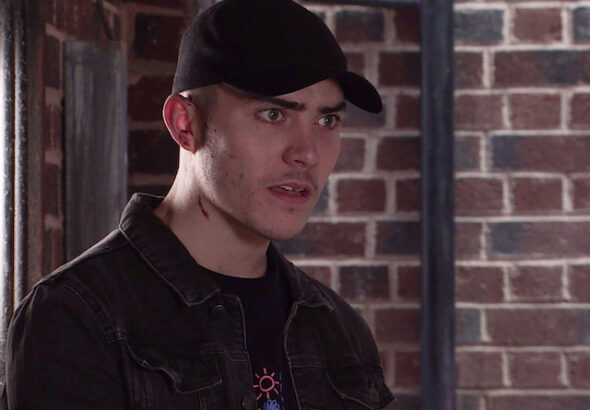 Corey on Coronation Street on November 1, 2021
