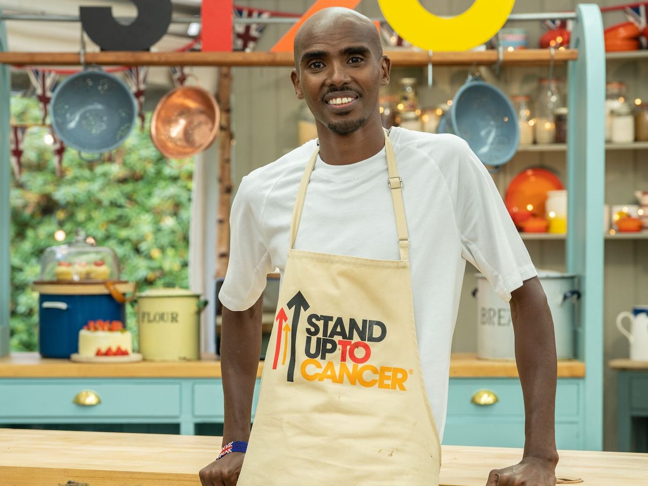 Mo Farah for The Great Celebrity Bake Off for Stand Up To Cancer
