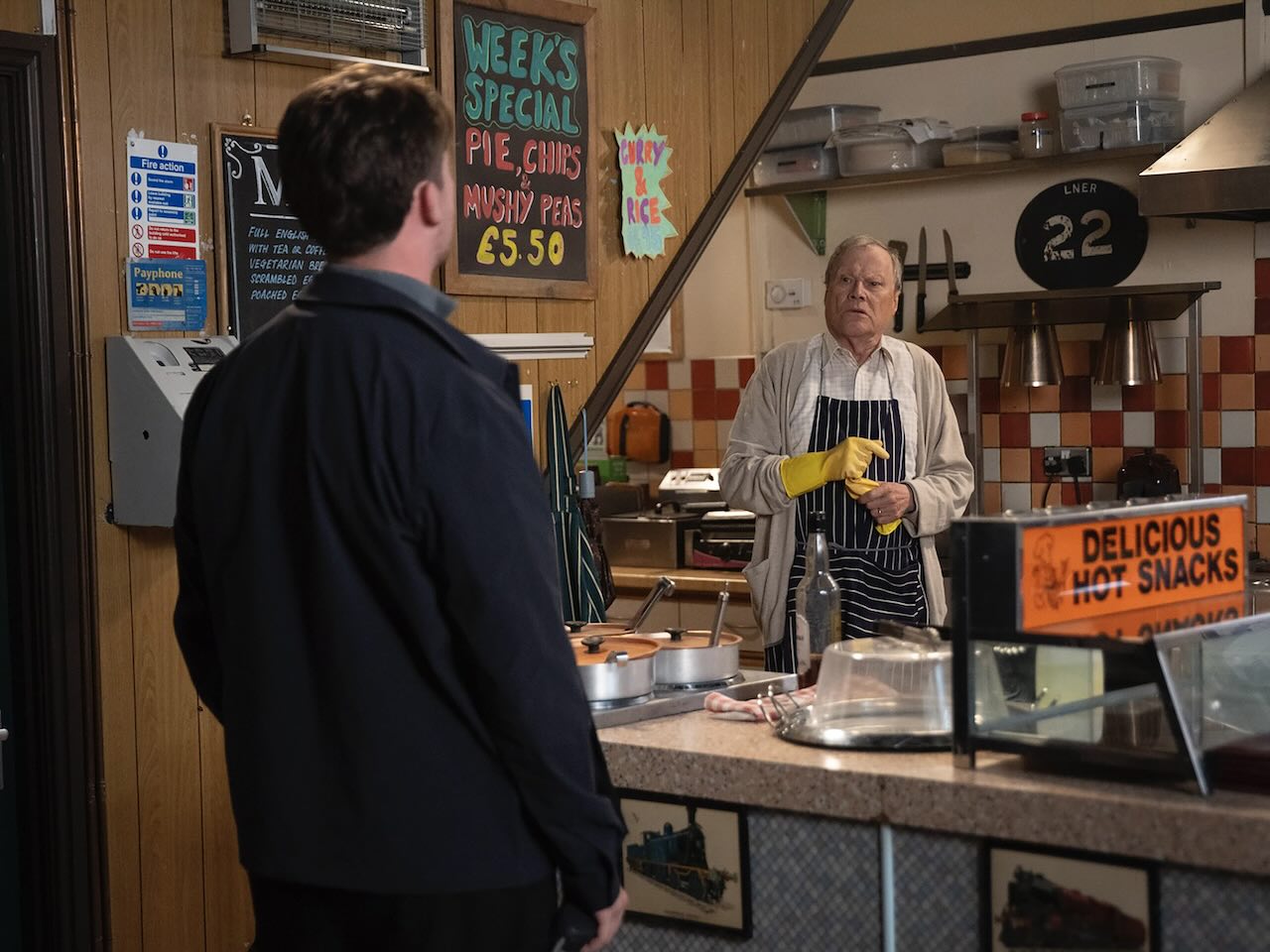 Joel and Roy on Coronation Street on September 27, 2024