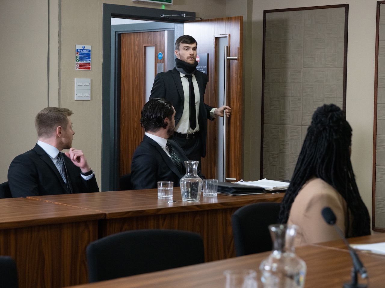 Justin on Coronation Street on March 10, 2023