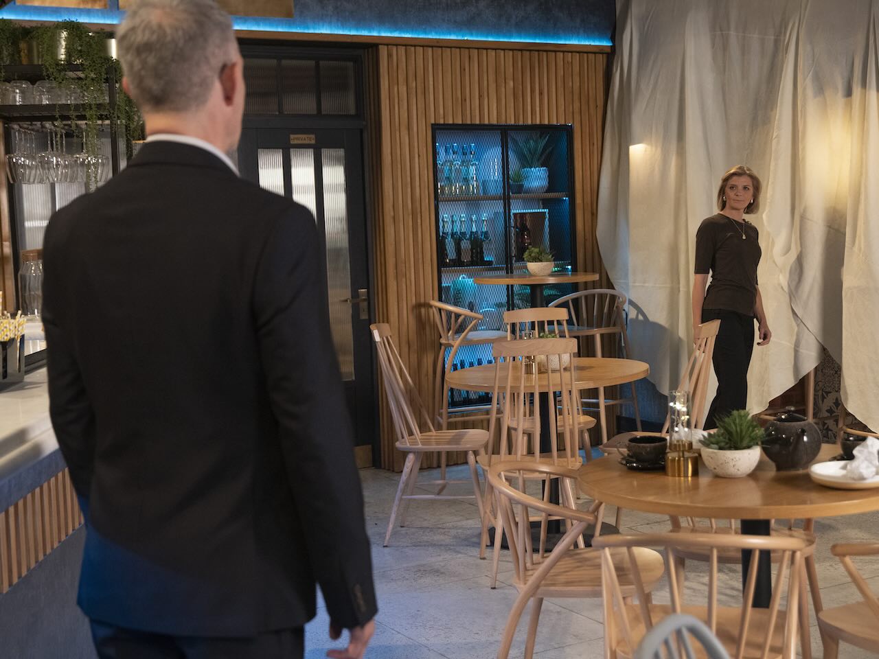 Nick and Leanne on Coronation Street on September 6, 2024